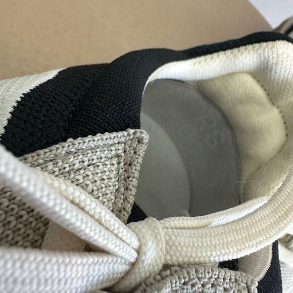 Rothy’s Men’s The RS01 Sneaker in Panther Black and White - Picture 5 of 12